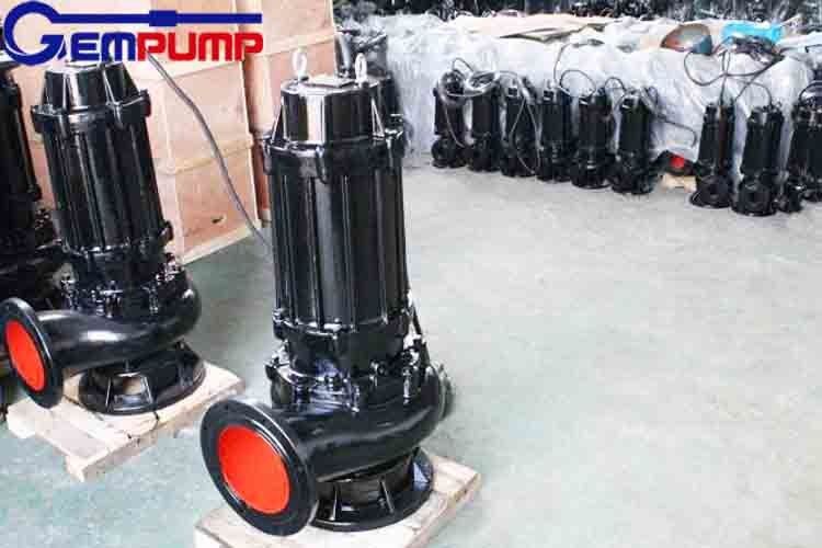 ISO9001 Submersible Sewage Pump Cast Iron Sewage Cutter Submersible Pump